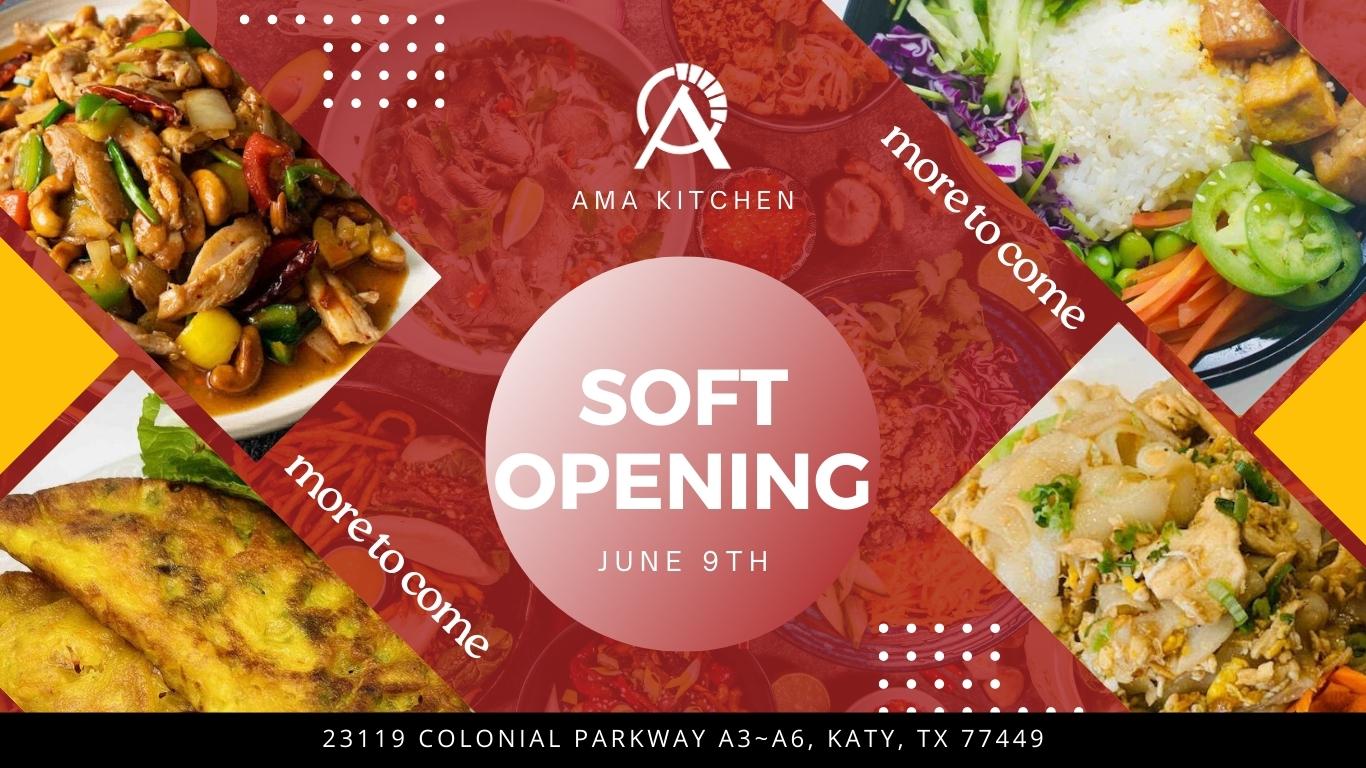 AMA KITCHEN soft opening in Katy Asian Town